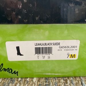 Leahla Black Suede Boots